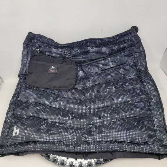 Heime-Made Minne Skirt Sport Reversible Gray Puffer Kilt Skiing Hiking XL NEW - Picture 1 of 12